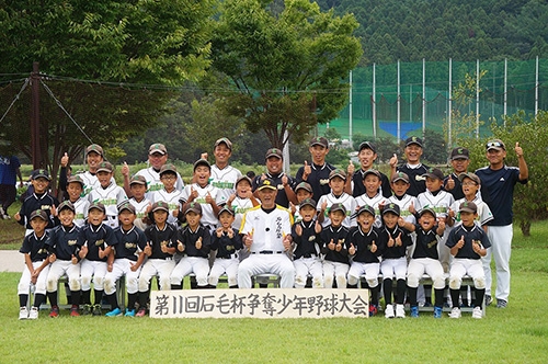 石毛杯争奪少年野球大会（野球教室）